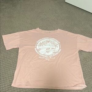 SHEIN Light Pink Casual Tee